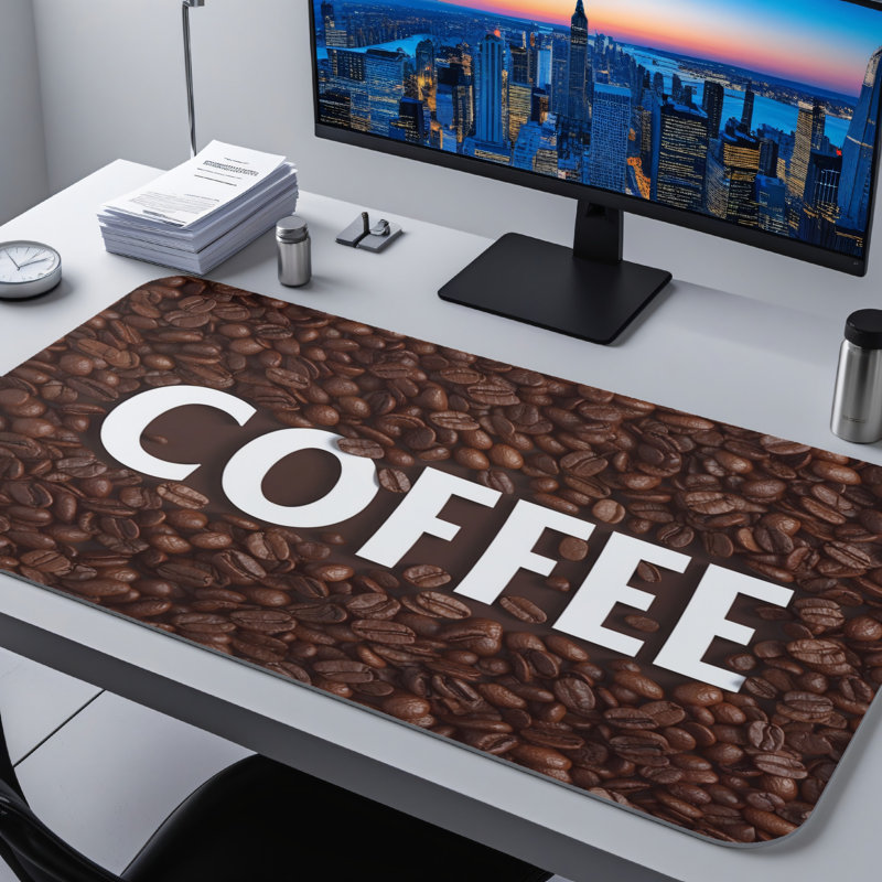 Polyester Desk Pad, 31.5x15.5