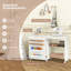 116cm x 40cm Foldable Sewing Table with Sewing Machine Platform