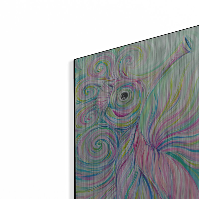 «Swirly Seahorse» par Estelle Grengs, H 24 po x l 12 po