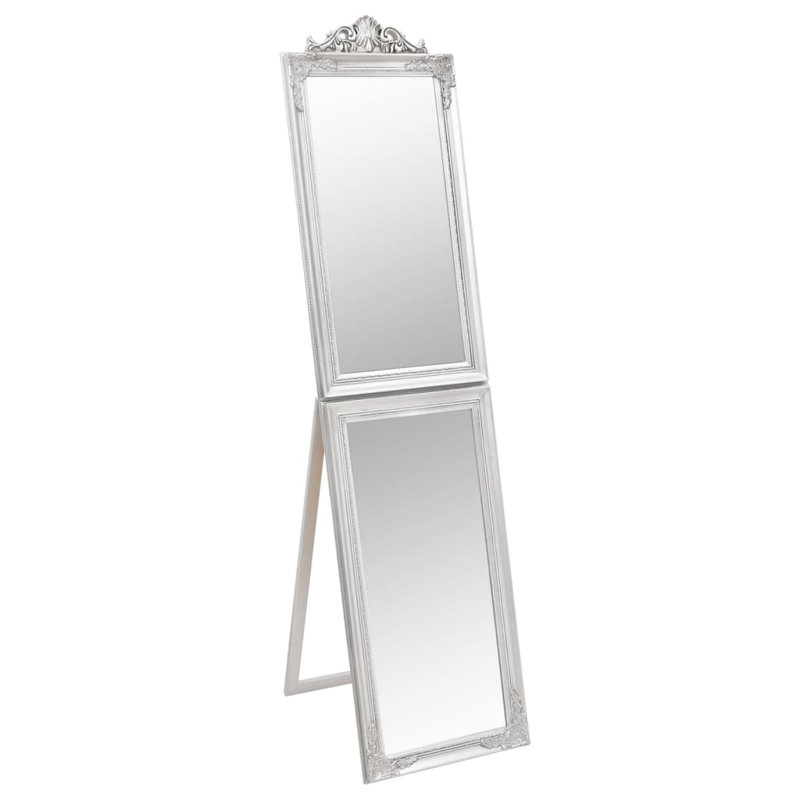 Wegford Rectangle Mirror, Silver, 70.9" x 17.7"