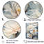 «White and Blue Chrysanthemums V» sur impression sur toile-1800494938-1800494753