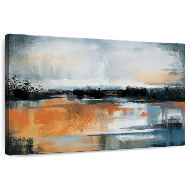 Avery Sunstruck Abstract Landscape, 16" H x 24" W