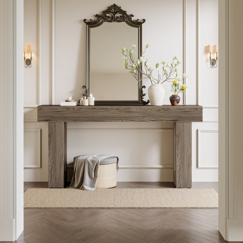 Brittanni 63'' Console Table, Gray