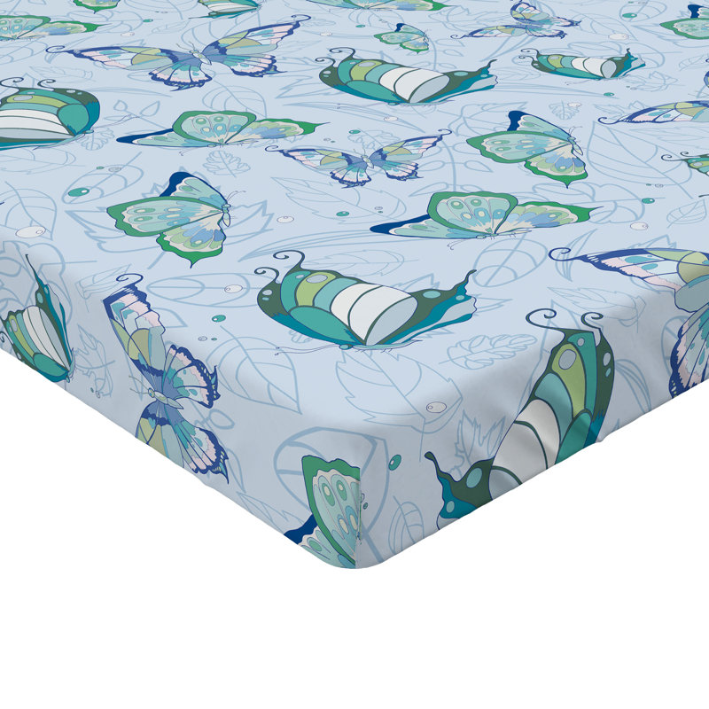 Drap-housse Ambesonne Jungle Boho Exotic Moth, Drap-housse grand