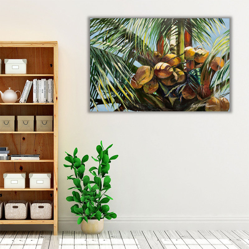Los Cocos - reproduction d'art sur toile, H 20 po x l 30 po