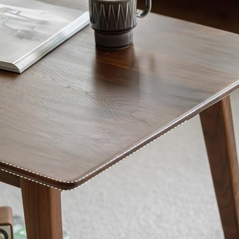 Table de bout rectangulaire en noyer noir