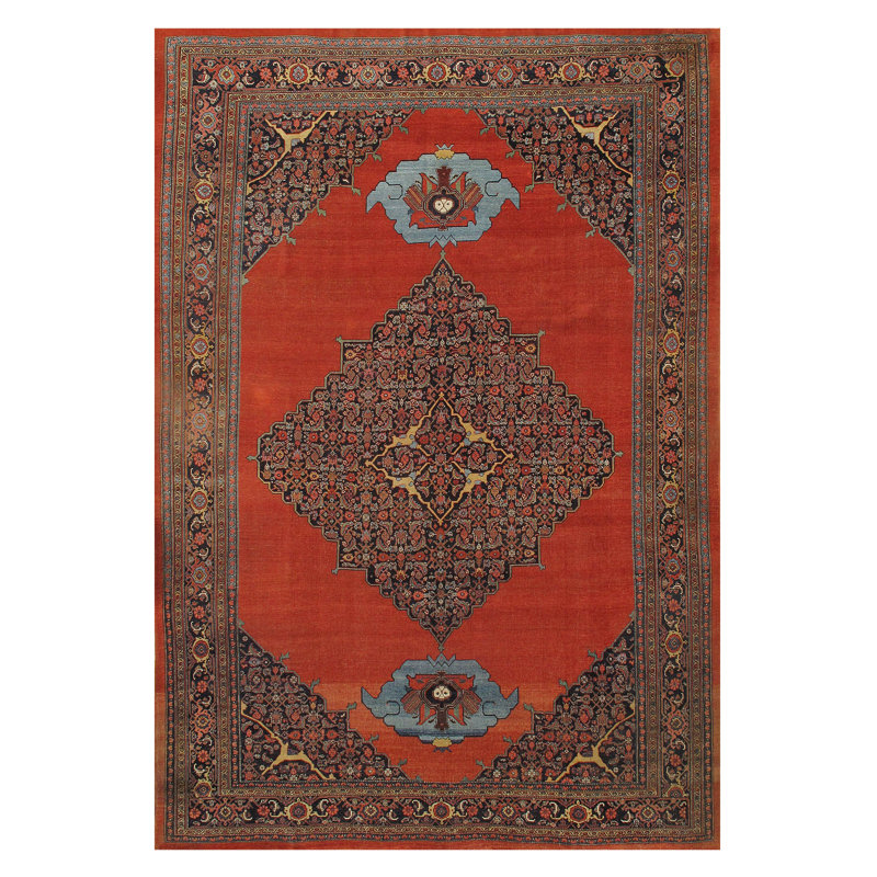 Hadia One-of-a-Kind 9'6" X 14' Area Rug in Rust