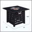 Table rectangulaire pour foyer d'extérieur au propane en aluminium 50000 BTU pour la cour extérieure-126107016