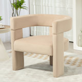 Modern Dining Chairs,Velvet Upholstered Barrel Dining Chairs