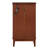 Cherry Wood Curio Display Cabinet With Adjustable Shelves And Mirrored Classic Style In Panel Space-1141504983