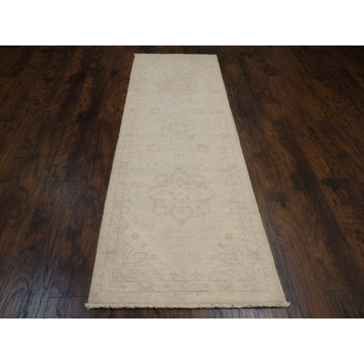 Loane One-of-a-Kind 2'6" x 8' Area Rug in Soft Gray/Brown