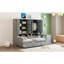 Lit de jour en bois avec trois tiroirs, armoire tout-en-un, bureau et tablettes-2041338191-2041338184