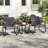 3-Piece All-Weather Outdoor Rocking Bistro Set, 2 Ergonomic Porch Rocker Chairs With Smooth Glide Structure, 1 Sturdy Small Side Table, Suitable For Porch, Backyard, Patio