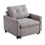 Fauteuil convertible capitonné l 35 po
