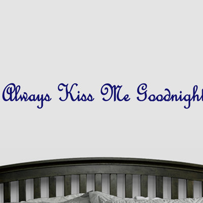 Décalcomanie murale toujours baisers me goodnight Flemingdon