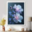 Rose rose et bleu, fleurs de pommier - Décoration murale fleur de pommier-1539704538-1435897787