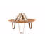 Round Steel Wood Burning Smokeless Fire Pit-49559214