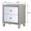 Table de chevet 2 tiroirs