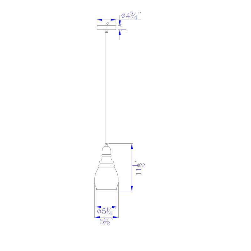 Gerhardt 1 - Light Smokey Single Pendant
