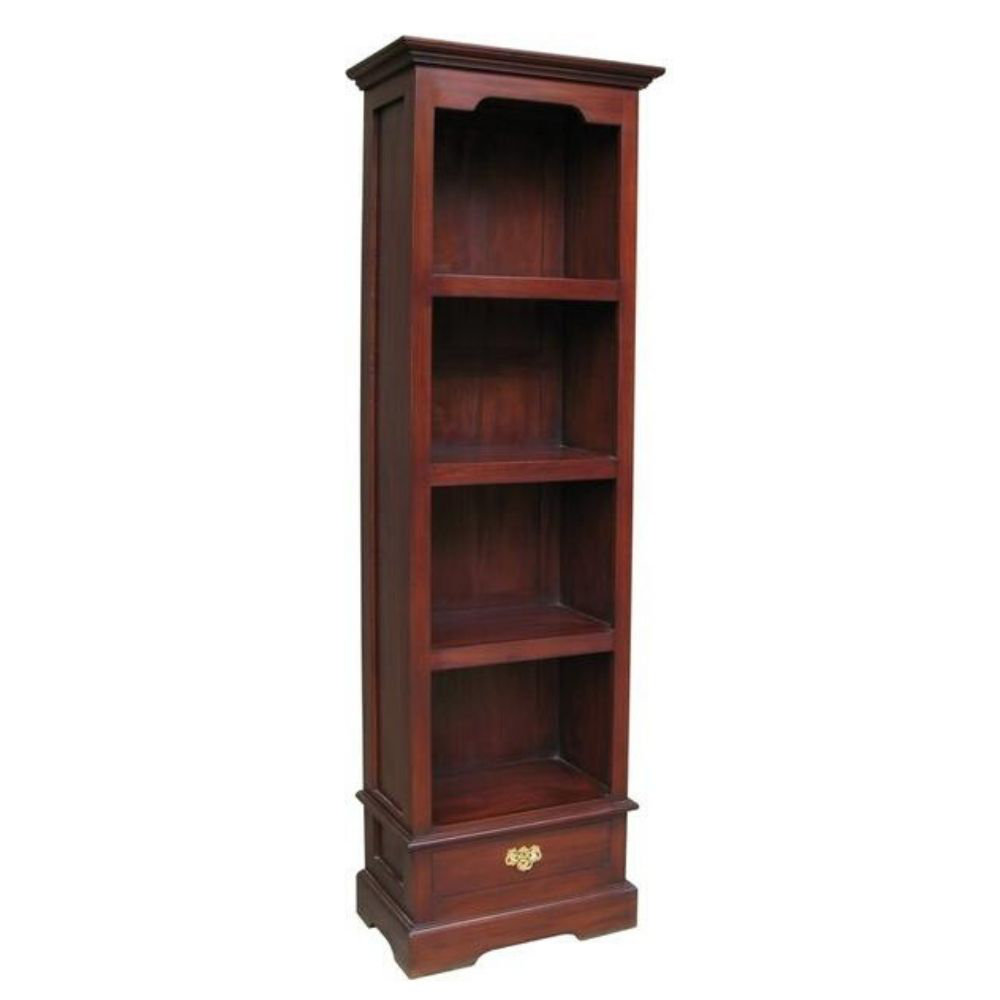 180cm H x 56cm W Solid Wood Standard Bookcase