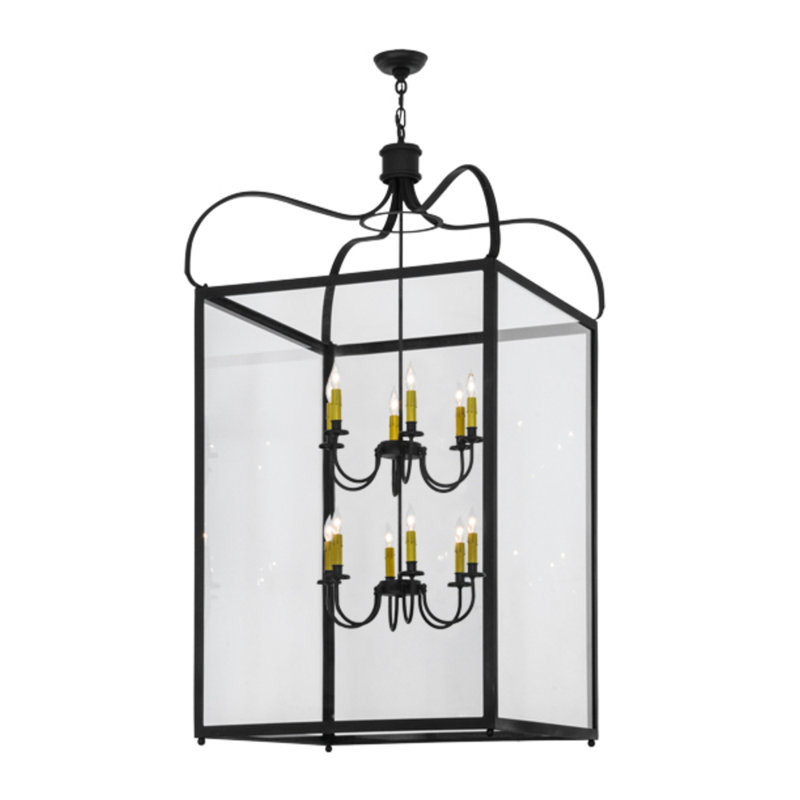 Rennes 12 - Light Chandelier, 63" H x 42.5" W x 42.5" D