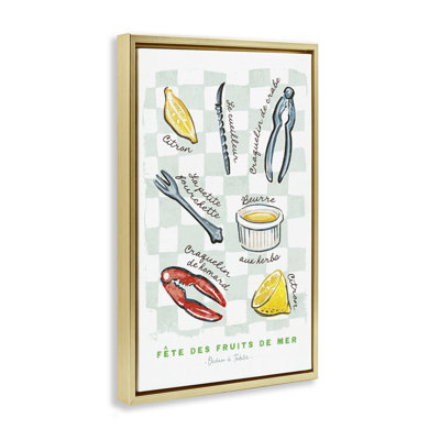 Modern French Bistro Floating Frame, design by Chad Barrett