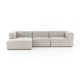 Bowry 3 - Piece Modular Upholstered Chaise L-Sectional