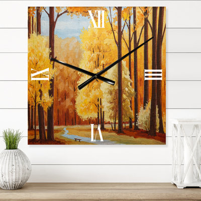 Metal Wall Clock