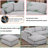 Wartow 6-Piece Upholstered Corner Sectional with Reversible Cushions -784384494