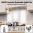 36 Inch Insert Range Hood, 750 CFM Convertible Stainless Steel Hood, Ultra Quiet with Remote Control and Led Light