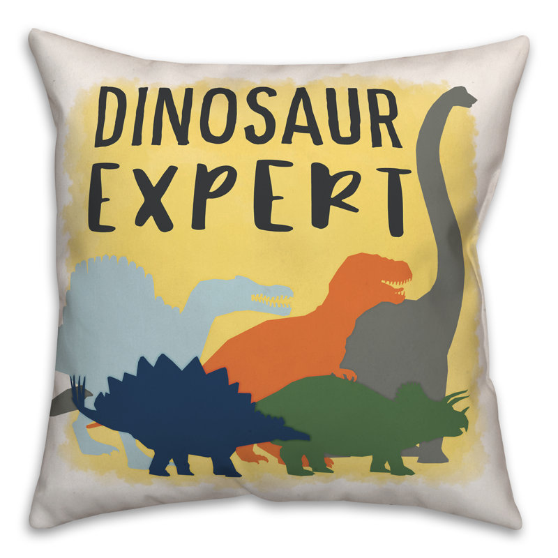  Coussin Dinosaur, 18 po x 18 po