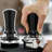 Coffee Hand Tamper with Automatic Rebound Spring Loaded And Scale Display Adjustable Depth