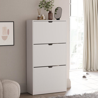 18 Pair Shoe Storage Cabinet