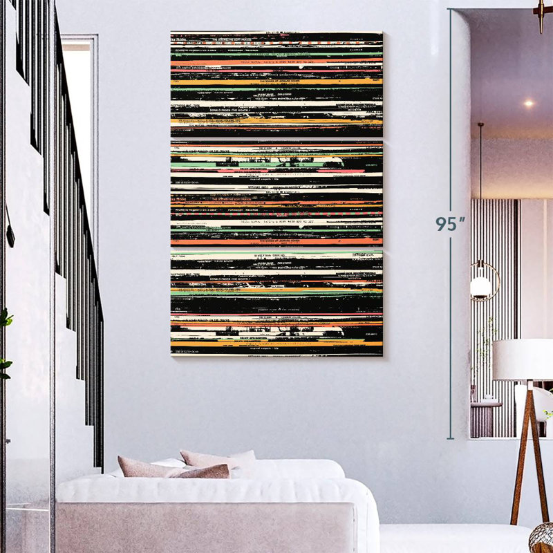 Abarca Recordsss, 74" H x 48" W