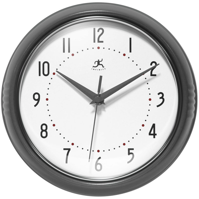 Horloge murale Desdra, Gris huître, Petit