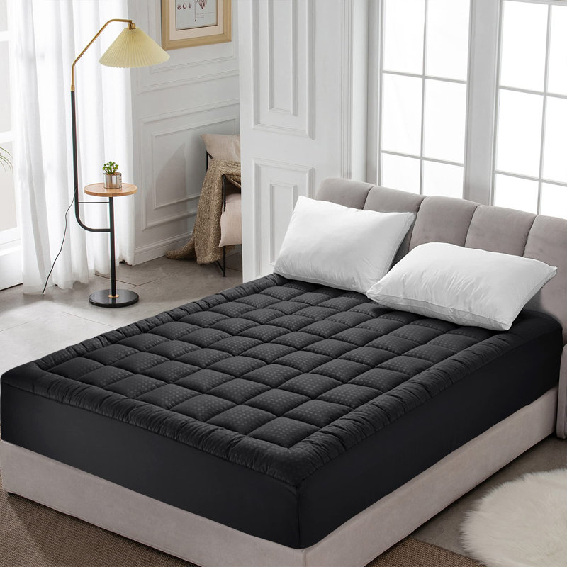Laumer 2'' Mattress Pad, Queen, Black
