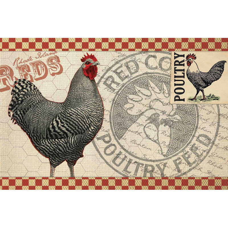Poultry Feed - Wrapped Canvas Print, 30 cm H x 45 cm W