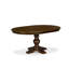 Ensemble en bois 9 pièces comprenant une table de salle à manger et 8 chaises modernes avec dossier à lattes - Espresso-1515437057