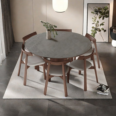 Sintered stone creative dining table set
