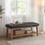Banc de rangement rembourré l 43,3 po Hahnville-272540475