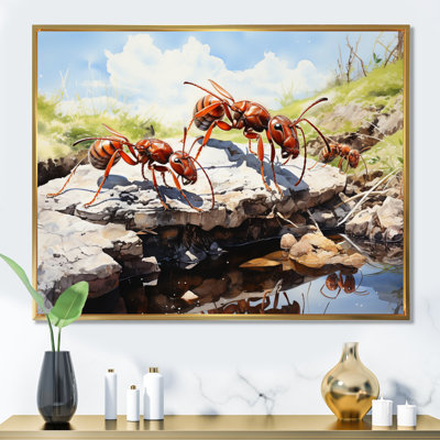 «Ant Tiny Explorers I», reproduction d'art sur toile