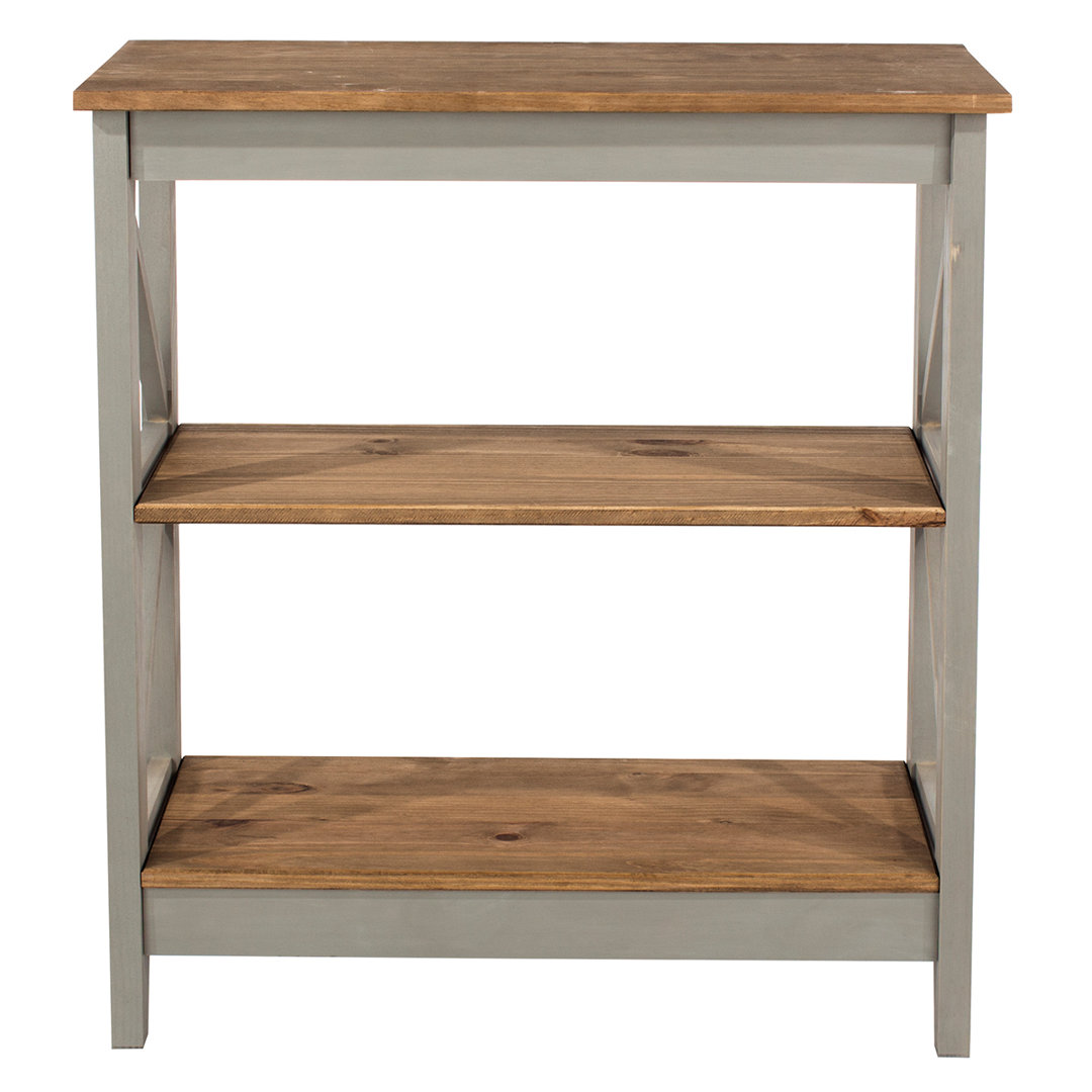Loughlam 31.50'' W Solid Wood Shelving Unit August Grove®