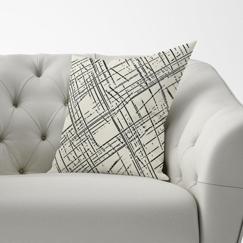 Bern Abstract Square Throw Cushion