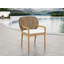 6 Seats 7 Pcs Grade-A Teak Wood Dining Set: 60" Sema Round Table And 6 Akyee Arm Chairs #11AK3406-642452921