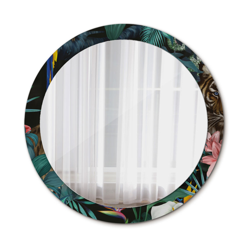 Huldar Glass Flat Wall Mirror