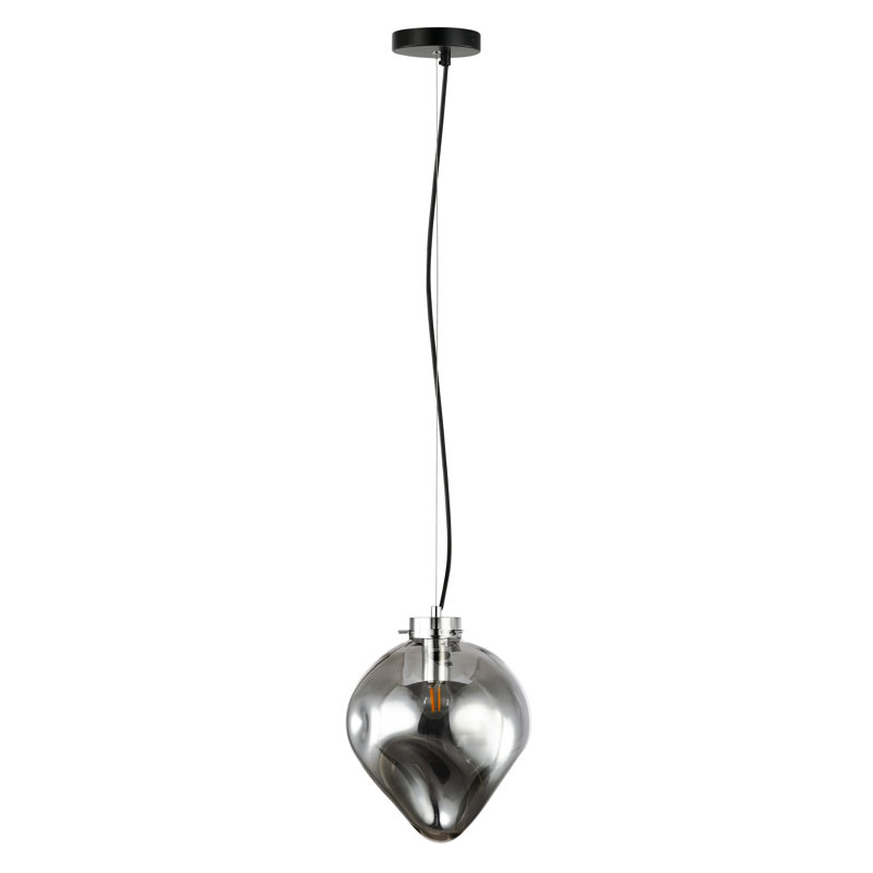 Daniaal 1 - Light Single Pendant, Smokey