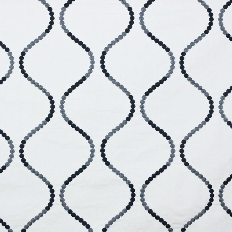 Tissu à treillis à boutons, Graphite