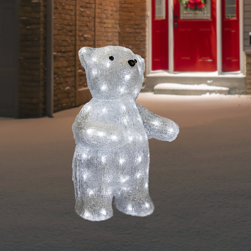 Décoration de Noël 16,5 po en acrylique de qualité commerciale