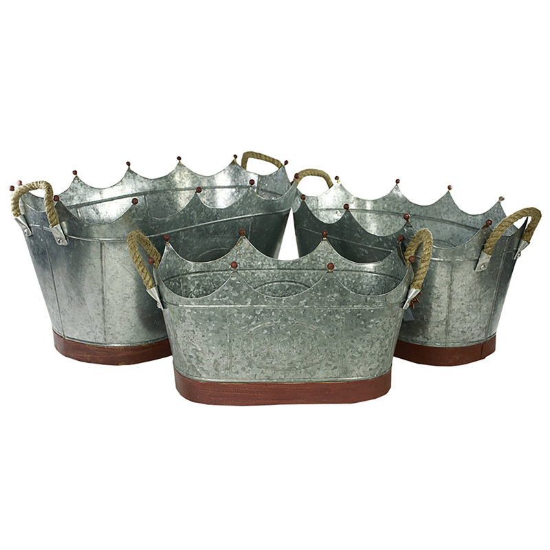 Jaxon Metal Pot Planter