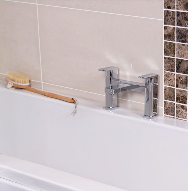 2 Handle Deck Bath Faucet Bath Filler